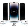 iLike Apple  IPHONE 14 PRO Tempered Privacy Glass Black