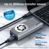 Graugear case M.2 NVMe mit Lüfter 20Gbit