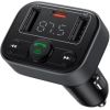 Fm modulators Baseus Car 5.0 FM raidītājs 2xUSB + USB-C Black