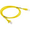 PATCHCORD KAT.5E UTP 1M ŻÓŁTY FLUKE PASSED LANBERG 10-PACK