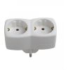 Electraline 55072 AC Adapteris 2 Vietīgs 16A 250v Strāvas pagarinātāji