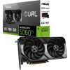 Graphics Card ASUS NVIDIA GeForce RTX 5060 Ti 8 GB GDDR7 128 bit PCIE 5.0 16x Dual Slot Fansink 1xHDMI 3xDisplayPort DUAL-RTX5060TI-O8G
