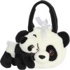 AURORA Fancy Pals мягкая игрушка панда в сумке, 20 см