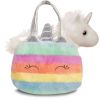AURORA Fancy Pals plīša rotaļlieta Vienradzis somiņā, 20 cm