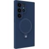 Evelatus Samsung  Galaxy S25 Ultra Premium Magnetic with Stand Soft Touch Silicone Case Midnight Blue