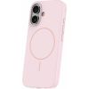 iLike Apple  iPhone 16 Soft Touch Silicone case With Magnetic Light Pink