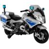 Lean Cars BMW Police Motorcycle Silver - Electric Ride On Motorbike