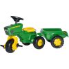 Rolly Toys Педальный велосипед трактор Rolly Trac John Deere с прицепом  (2,5-5 лет ) Германия 052769