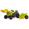 Rolly Toys Pedāļu traktors ar kausu  un piekabi RollyKid CLAAS AXOS 240 (2,5-5 gadiem) Vācija 025169