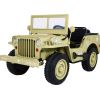 Pojazd Retro Wojskowy 4x4 Matcha
