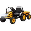 Milly Mally Milly Mally Pojazd na akumulator Traktor z przyczepą Farmer Yellow