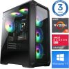 INTOP Ryzen 5 5500 32GB 1TB SSD M.2 NVME RX580 8GB WIN11