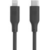 Evelatus SoftPower MFI kabelis USB-C uz Lightning 1.2M 60W 3A Silikons Melns