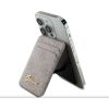 Guess Universal  Metal Script MagSafe Cardslot Wallet Case Pink
