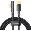 McDodo CA-3390 36W 1.2m USB-C to Lightning angle cable (black)
