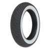DUNLOP 130/90-16 TT 67H D404 Front WWW (WIDE WHITE WALL)