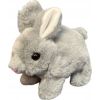 Leantoys Pluszowa Maskotka Przytulanka Zając Królik Szary 18cm