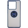 iLike Xiaomi  Redmi Note Pro 13 5G Hybrid Case With Ring Dark Blue