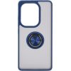 iLike Xiaomi  Redmi Note Pro 13 4G Hybrid Case With Ring Dark Blue