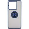iLike Xiaomi  Redmi Note 13 5G Hybrid Case With Ring Dark Blue