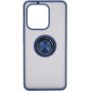 iLike Xiaomi  Redmi Note 13 4G Hybrid Case With Ring Dark Blue
