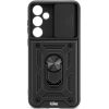 iLike Samsung  Galaxy A35 Protective Case With Camera Protection And Ring Black