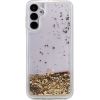 iLike Samsung  Galaxy A34 5G Silicone Case Water Glitter Gold