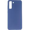 Evelatus Samsung  Galaxy S21 FE Premium Soft Touch Silicone Case Navy Blue