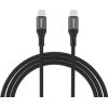 Dudao   Dudao L3CC USB-C - USB-C 60W 1.2m Braided Cable - Black