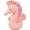 Leantoys Maskotka Pluszowa Przytulanka Konik Wodny Różowy 25cm