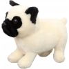 Leantoys Pluszowa Maskotka Przytulanka Pies Mops Biały 19cm