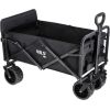 Saliekamie ratiņi NC1608 FOLDING WAGON BLACK NILS CAMP