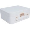 Juvelierizstrādājumu kastīte SEZANE TRAVEL 23,5x18,5x9cm, balta