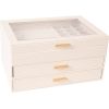 Jewelry box SEZANE 26,5x18xH13,5cm, white