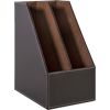 Держатель для папок WALTER 18x27xH34см, тёмно-коричневый