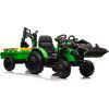 Lean Cars Battery-powered excavator with trailer SX2068 Green