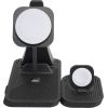 Vision ZENS 4-in-1 - Kabelloses Ladegerat - modular, mit iPad-Ladestander + AC-Netzteil - 30 Watt - auf Kabel: USB-C - Schwarz - fur Apple AirPods with MagSafe Charging Case, AirPods Pro, iPhone 12, 13, 14