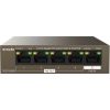 Tenda TEG1105PD network switch Gigabit Ethernet (10/100/1000) Power over Ethernet (PoE) Brown