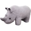 Leantoys Maskotka Pluszowa Nosorożec Pluszak Przytulanka Szary 30cm