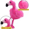 Leantoys Flaming Pluszowy Brelok Puszysty Ozdoba Różowy 12cm