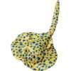 Leantoys Maskotka Pluszowa Płaszczka Przytulanka Żółta W Kropki 50cm