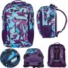 Skolnieka komplekts Herlitz Grundschulrucksack Ultimate leer CamoPurple