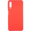 Evelatus Samsung  Galaxy A7 2018 Nano Silicone Case Soft Touch TPU Red