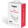 Зарядное устройство для телефона Fusion Energy USB-C | USB-A | 30 Вт | 3A белый