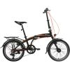 Saliekamais velosipēds Bisan 20 FX3500 TRN melns/oranžs