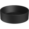 Jika izlietne Cubito Pure, d=400 mm, h=150 mm, uz virsmas, matēta melna