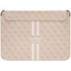 Guess   PU 4G Printed Stripes Computer Sleeve 16 Pink