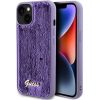 Guess -  Guess Sequin Script Logo Case for iPhone 13 Purple