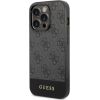 Guess -  Guess PU 4G Stripe Case for iPhone 14 Pro Grey