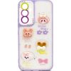 iLike Apple  iPhone 15 Pro EPOXY CARTOON COVER Light Purple